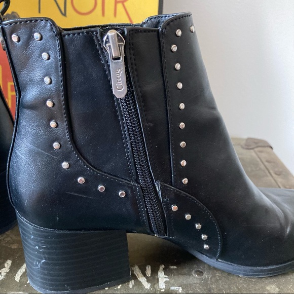 Circus by Sam Edelman Jenna Pointed Toe Studded Boots - Picture 5 of 13